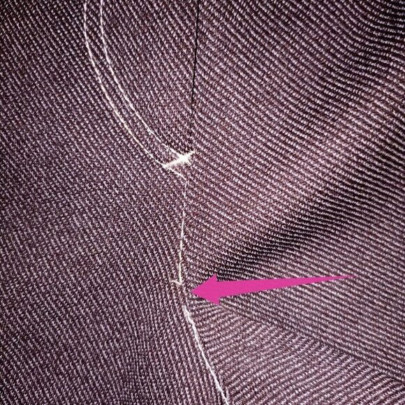 Vintage 70s Unisex Sears Perma Press Brown Bell-bottom Pants size 12 - Picture 7 of 7